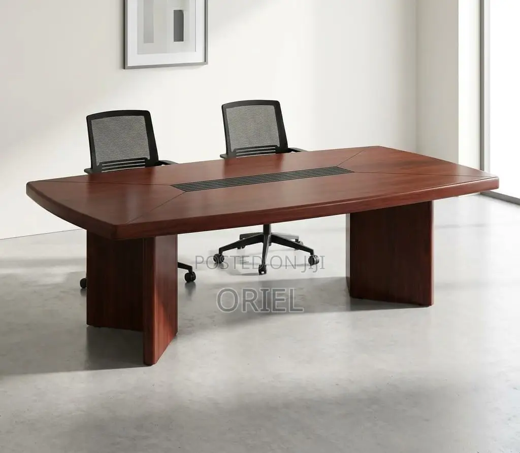 Office Table : Mahogany 2400MM Conference Table
