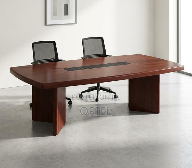 Office Table : Mahogany 2400MM Conference Table - thumbnail 8