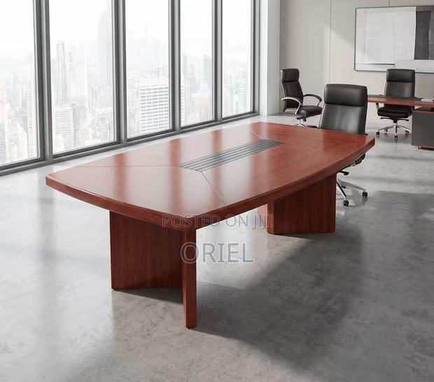 Office Table : Mahogany 2400MM Conference Table - thumbnail 9