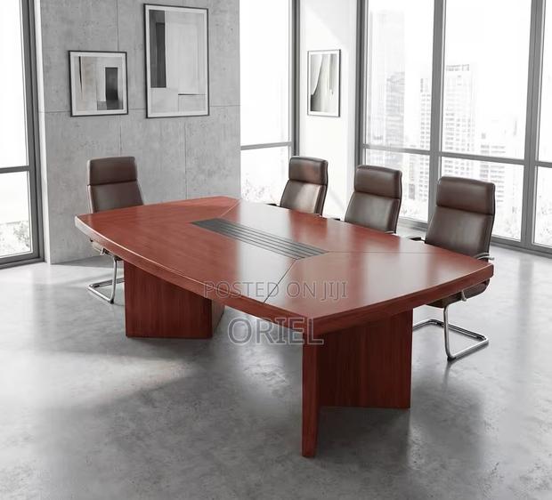 Office Table : Mahogany 2400MM Conference Table - thumbnail 10