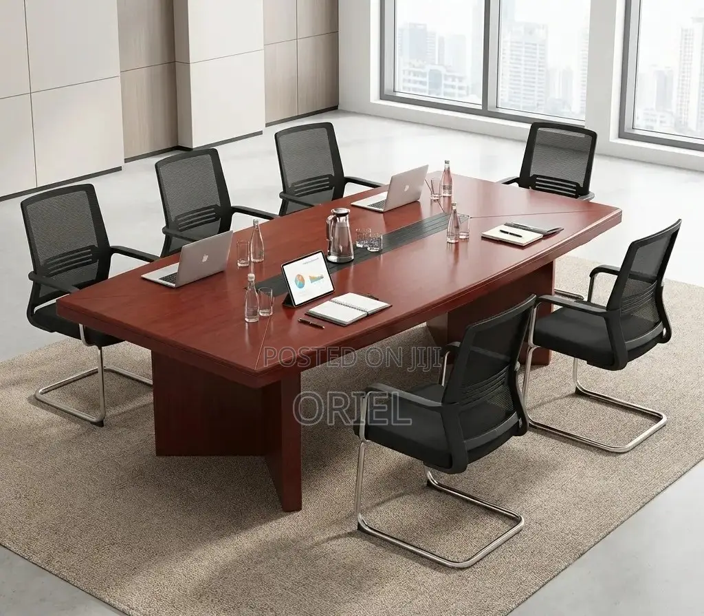 Office Table : Mahogany 2400MM Conference Table