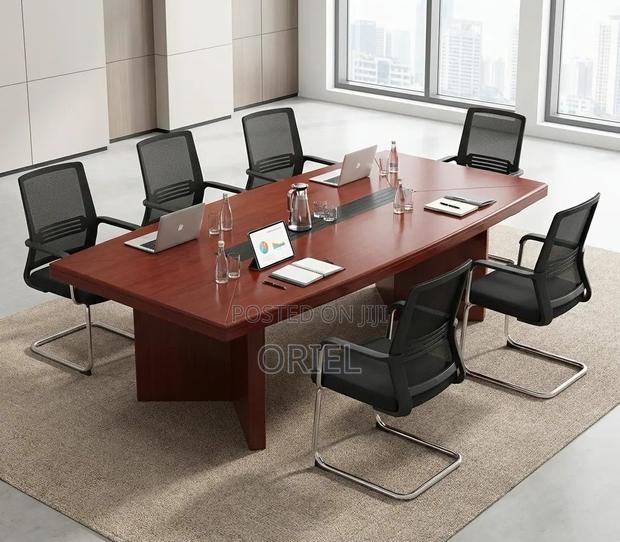 Office Table : Mahogany 2400MM Conference Table - thumbnail 12