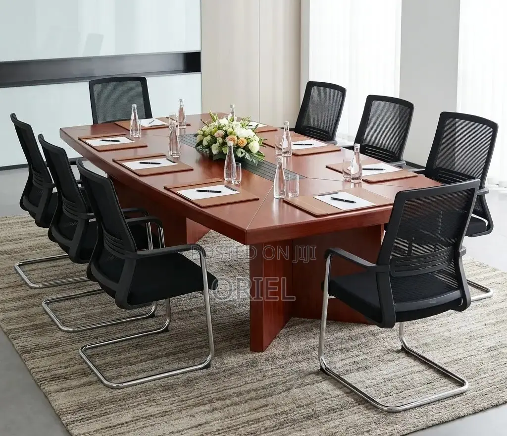 Office Table : Mahogany 2400MM Conference Table