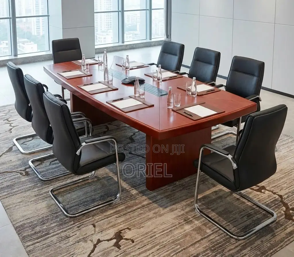Office Table : Mahogany 2400MM Conference Table