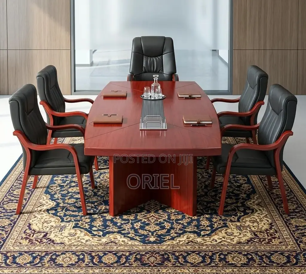 Office Table : Mahogany 2400MM Conference Table