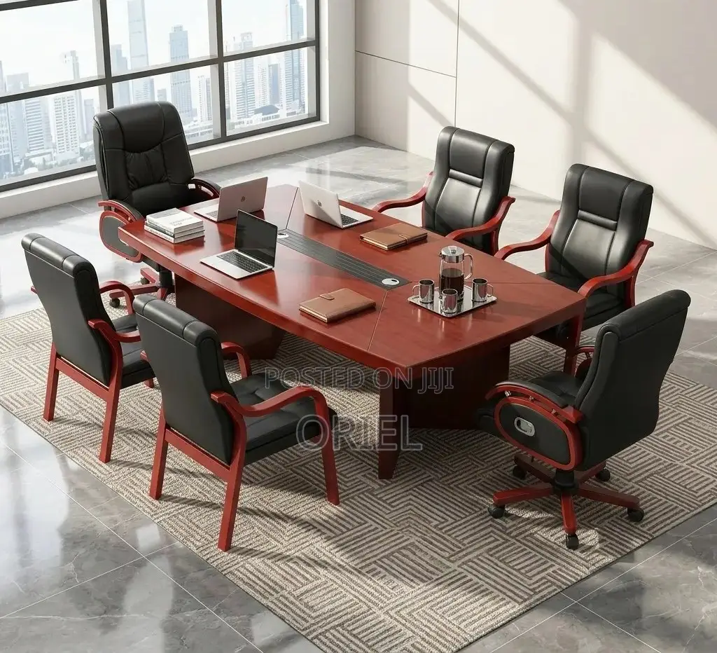 Office Table : Mahogany 2400MM Conference Table
