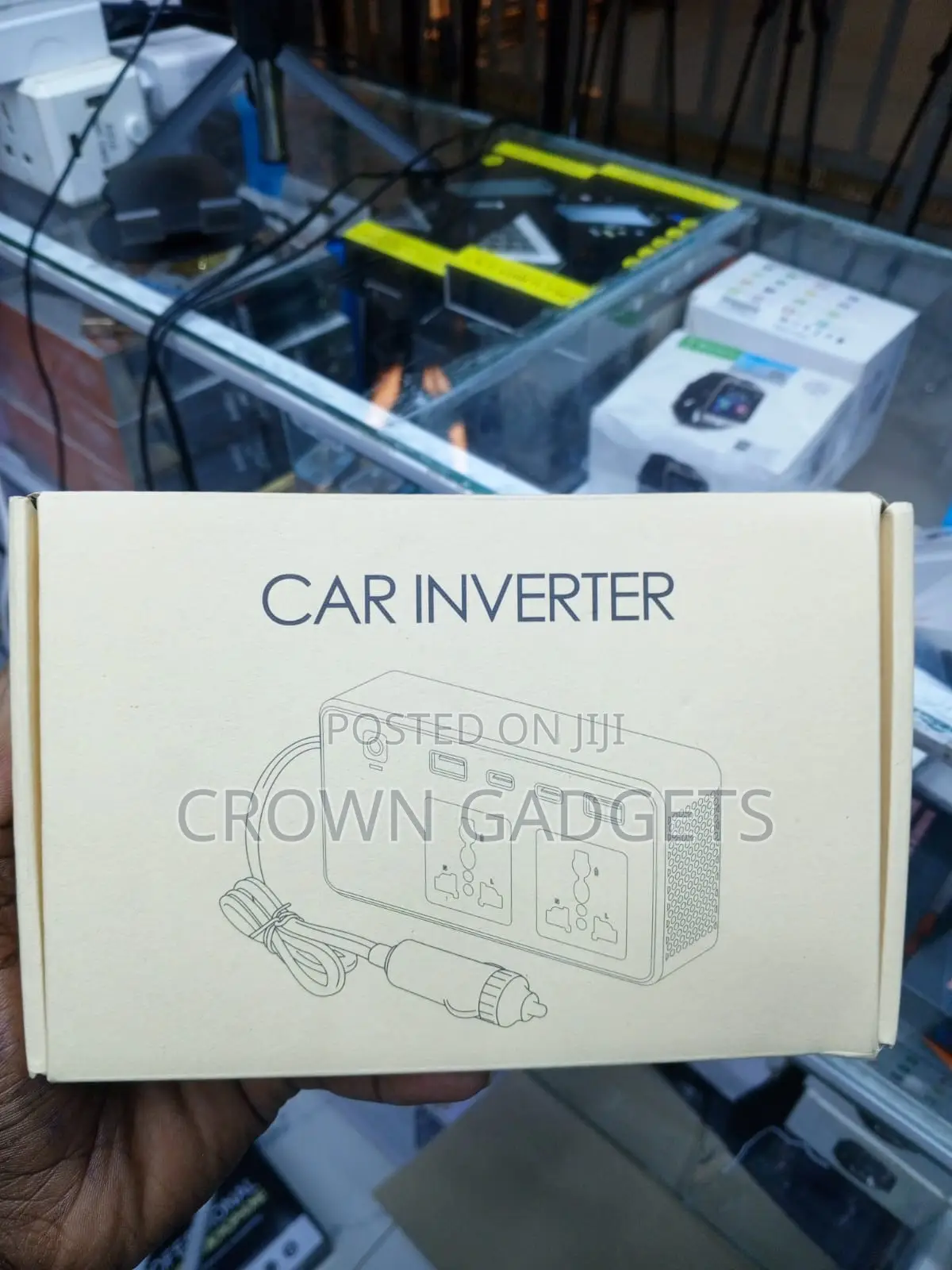 200W Vehicle Power Inverter With Dual AC Fast USB Ports