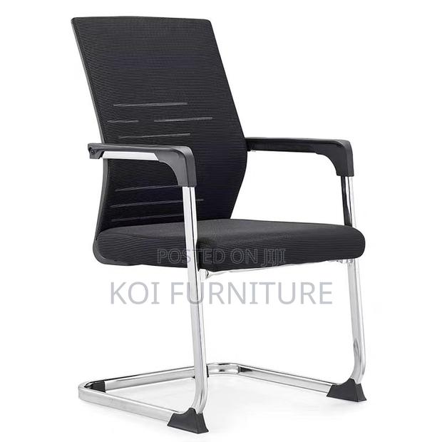 Office Chairs; High Back Mesh Visitors Sled Legs Office Seat - thumbnail 5
