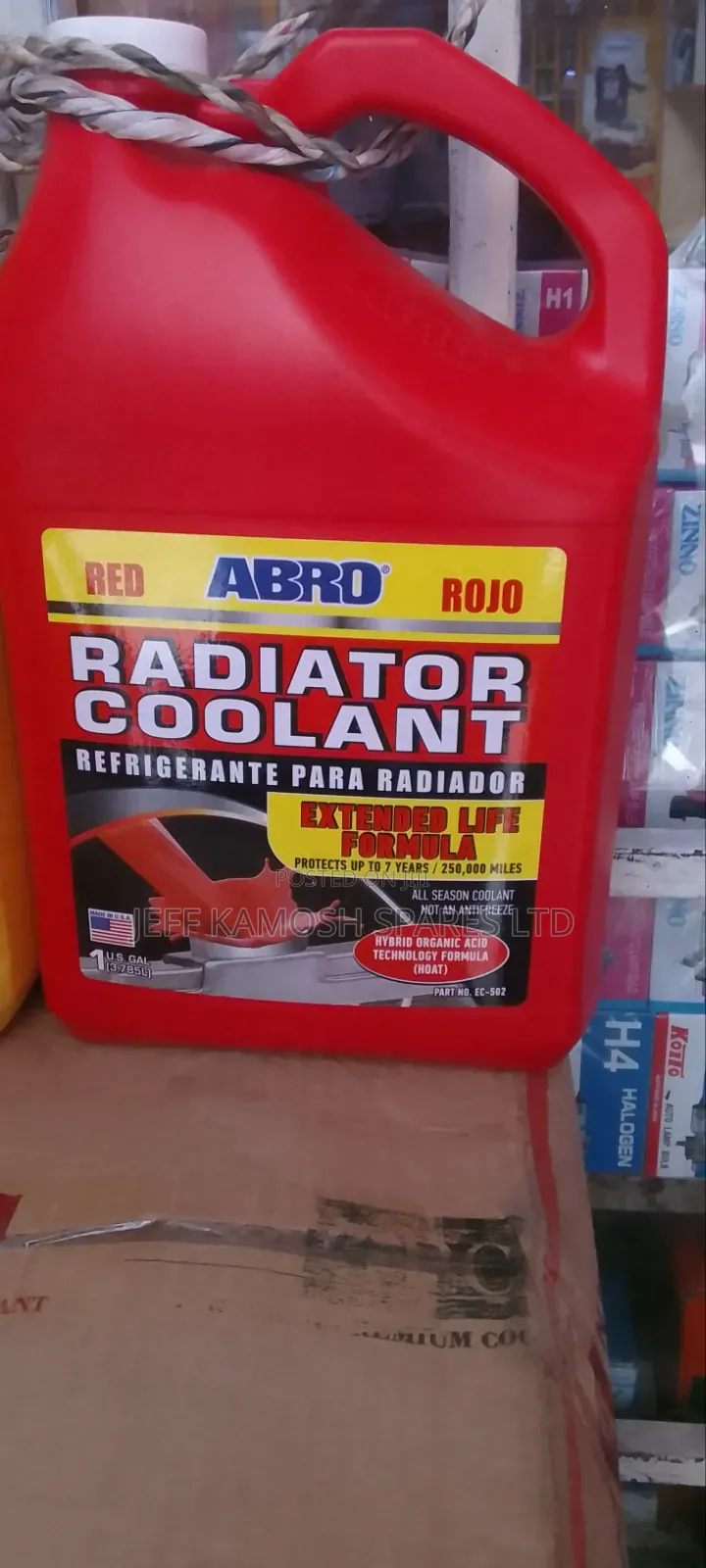 Abro Coolant 5ltr Green/Red Available