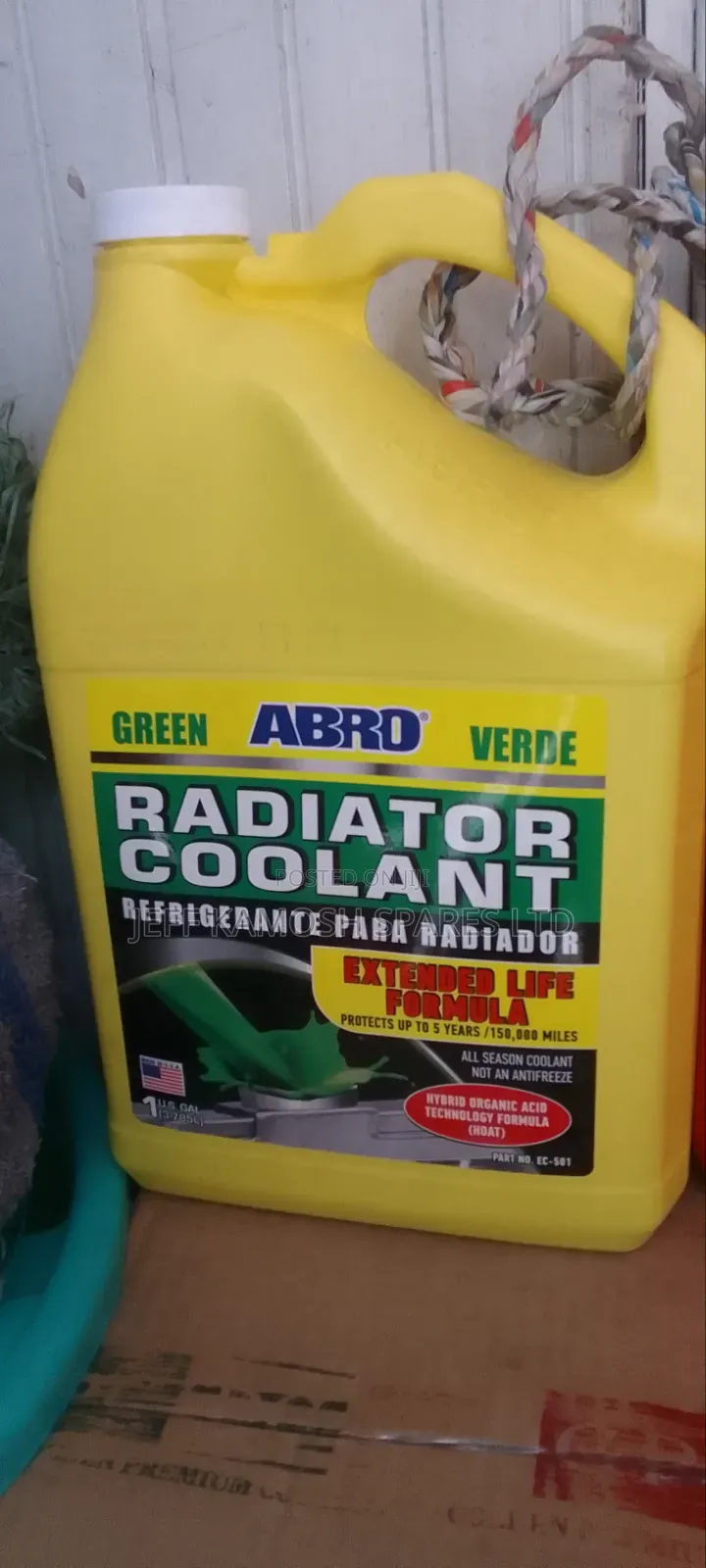 Abro Coolant 5ltr Green/Red Available