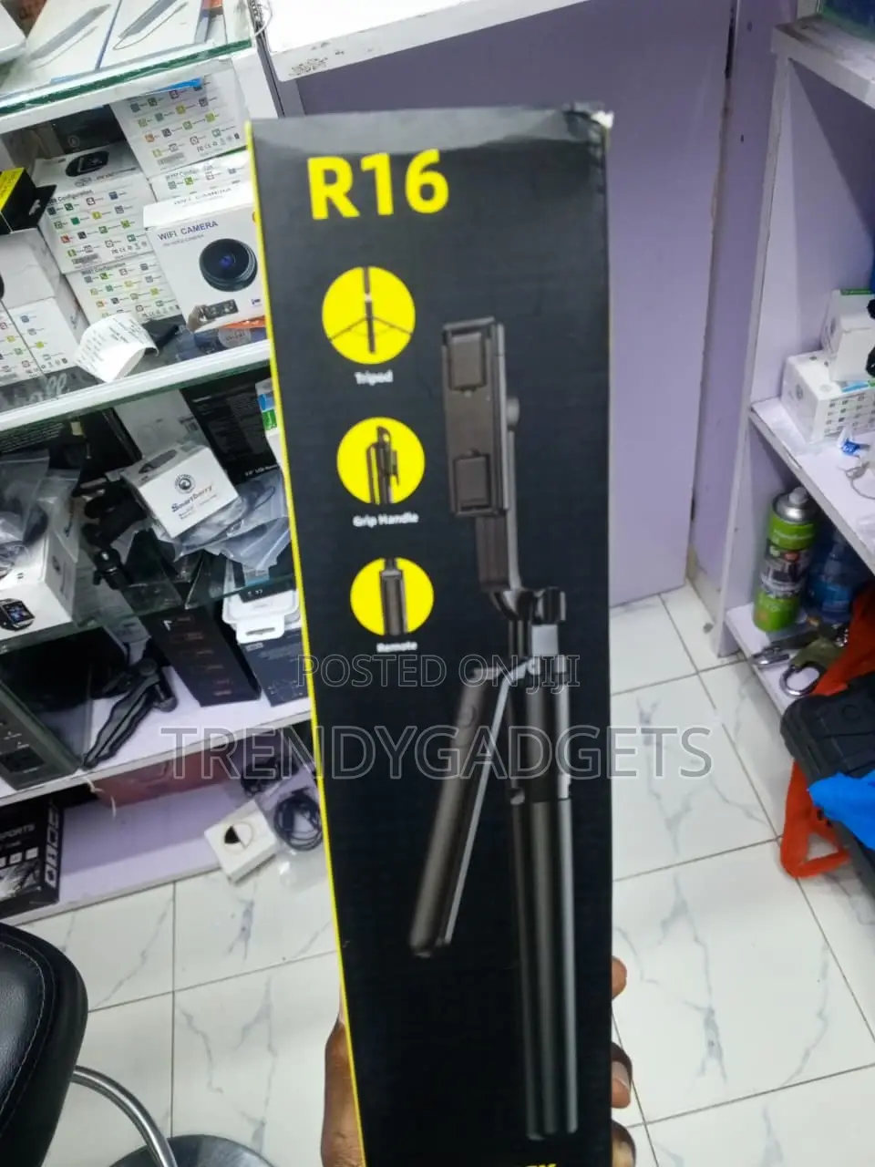 R16 Selfie Stick Tripod With Bluetooth Remote Control