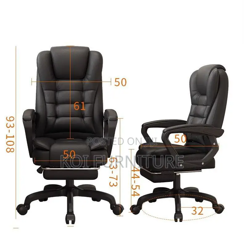 Office Chairs; Executive High Butterfly Back Leather Chair