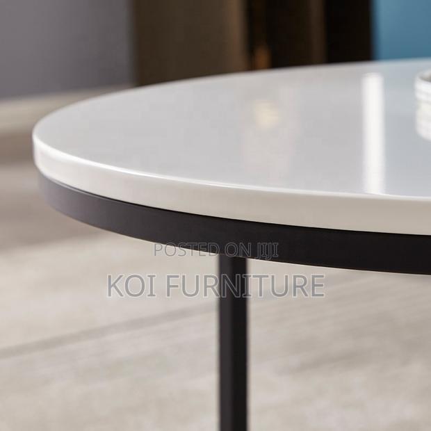 Coffee Table; Dual Marble Home Office Table - thumbnail 2