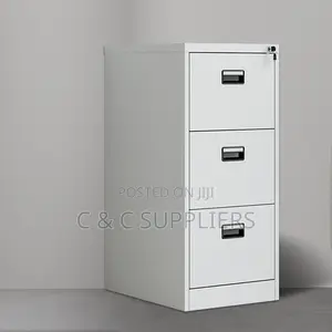 3-Drawer Cabinet With Key Lock