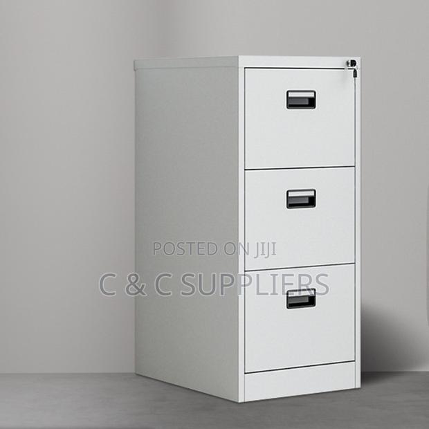 3-Drawer Cabinet With Key Lock - thumbnail 2