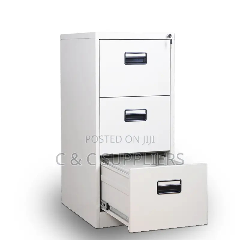 3-Drawer Cabinet With Key Lock