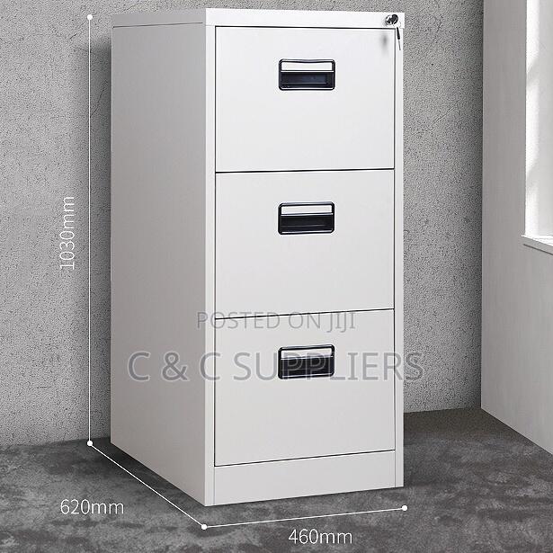 3-Drawer Cabinet With Key Lock - thumbnail 5
