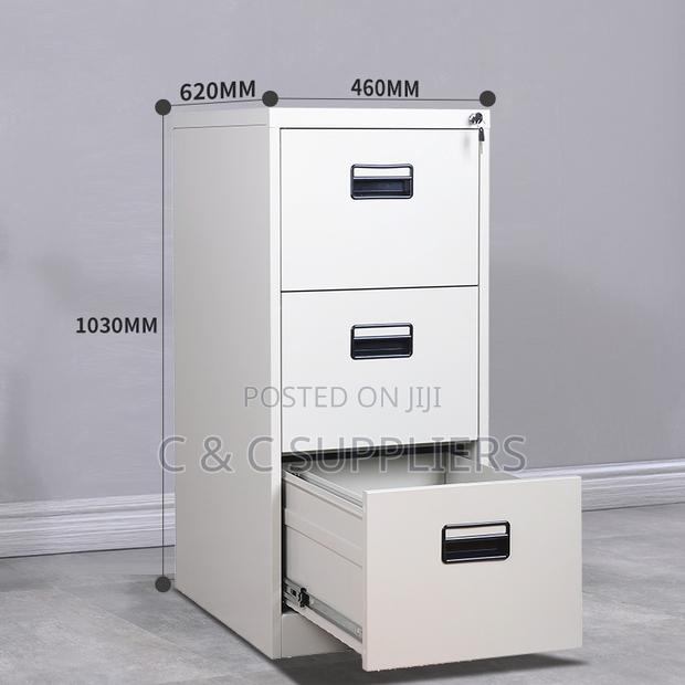 3-Drawer Cabinet With Key Lock - thumbnail 6
