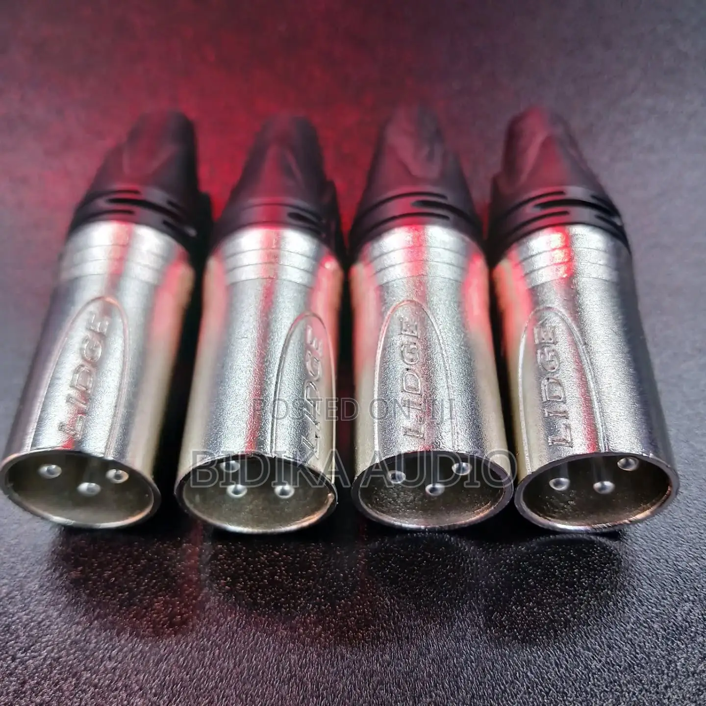 3-Pin Male XLR Audio Connectors