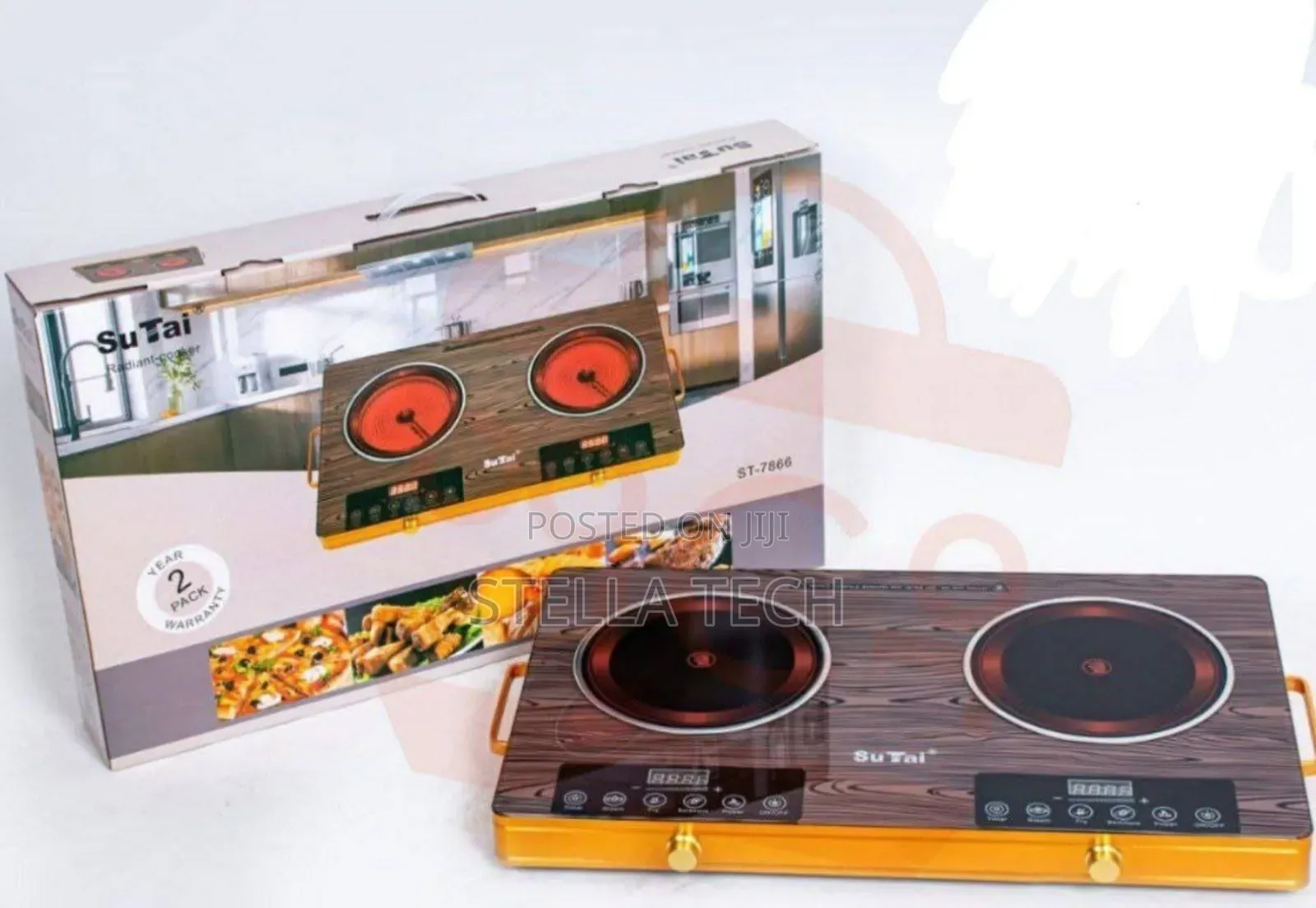 Double Induction Cooker With Big in Size and Heavy Duty