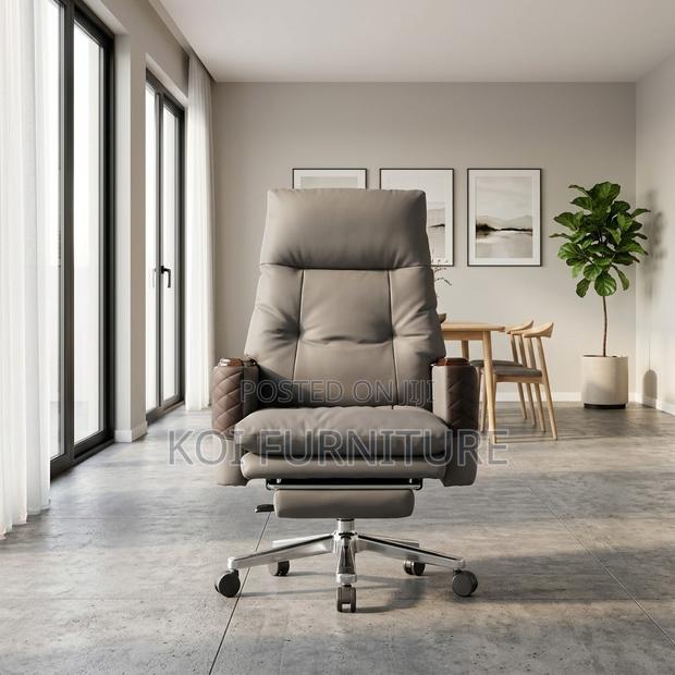 Office Chairs; High Back Leather Bosses Prestidge Office Chair - thumbnail 4