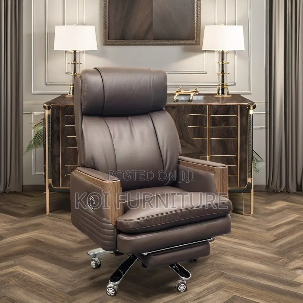 Office Chairs; High Back Leather Bosses Prestidge Office Chair