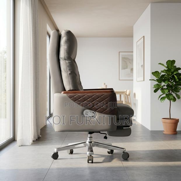 Office Chairs; High Back Leather Bosses Prestidge Office Chair - thumbnail 10