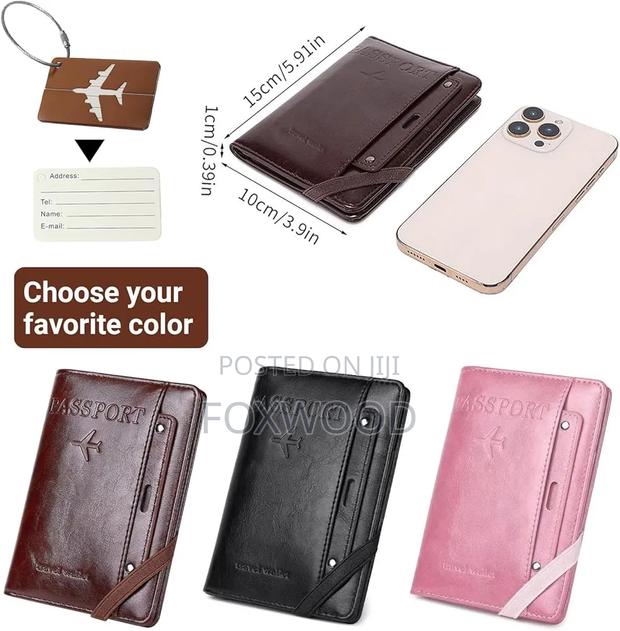 PU Leather Passport Holders - thumbnail 3