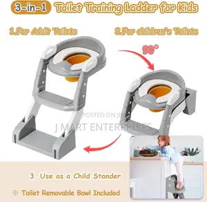 3 in 1 Toddler Potty Training SeatChair With Ladder and Basin for Baby