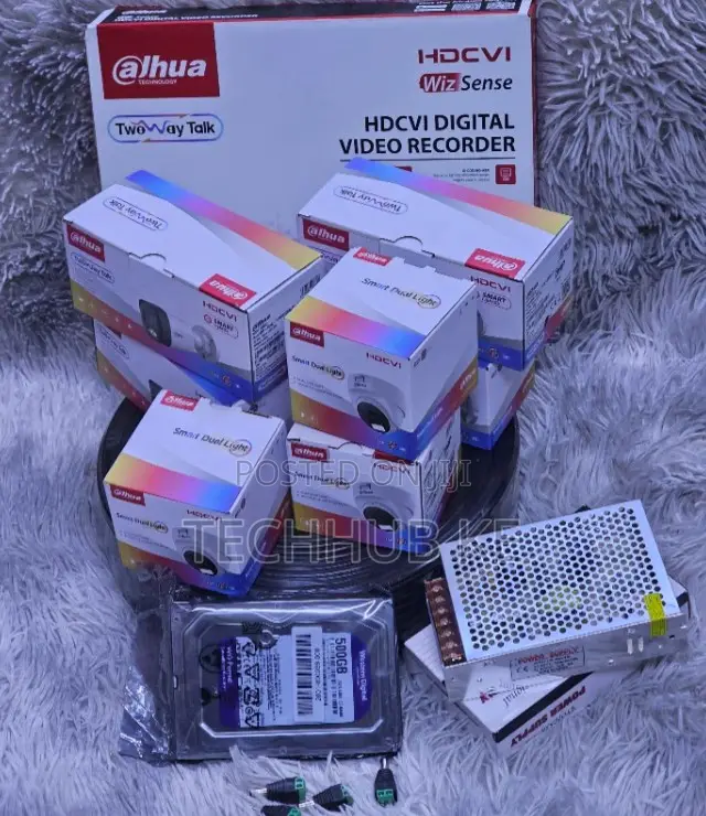 Dahua Smart 4ch CCTV Kit 4ch DVR High Quality Security CCTV Camera