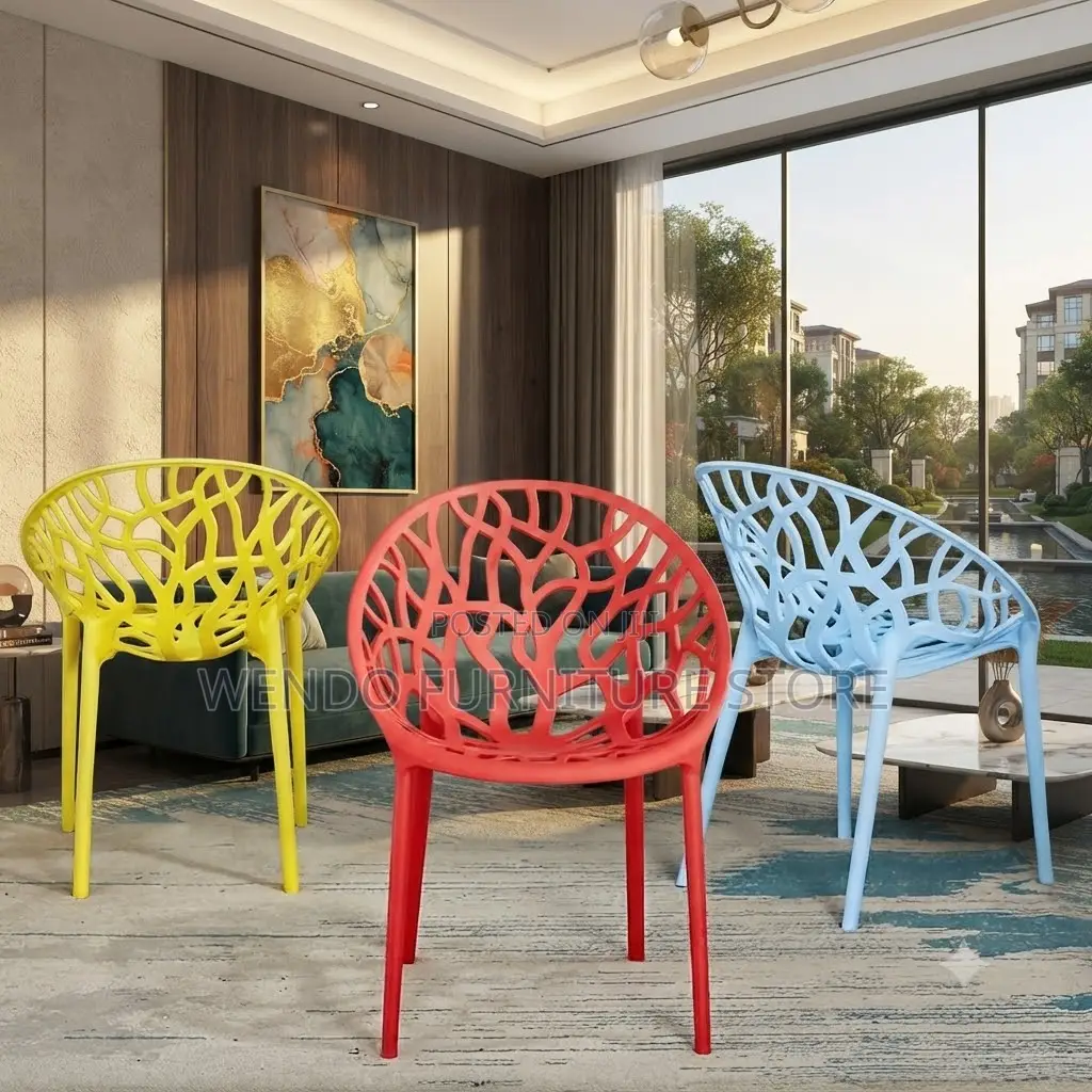 Dining Chair; Armless Colored Home Meeting Hek Chairs