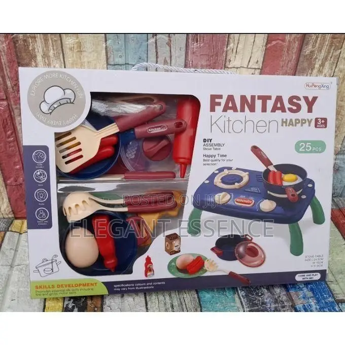 Kids Fantasy Kitchen Happy Play Set 30 PCS