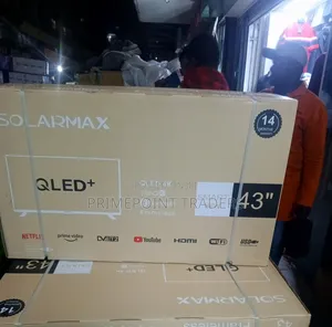 Solarmax 43-Inch Frameless QLED Smart TV – Smart Viewing Redefined