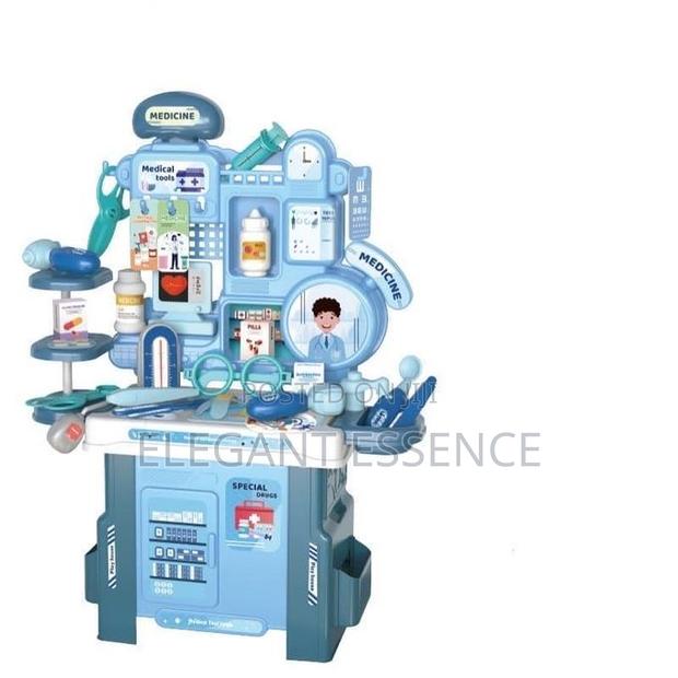 Kids Medical Station Playset – 42Pcs Doctor Role Play Kit With Tools