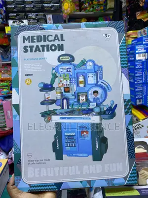 Kids Medical Station Playset – 42Pcs Doctor Role Play Kit With Tools