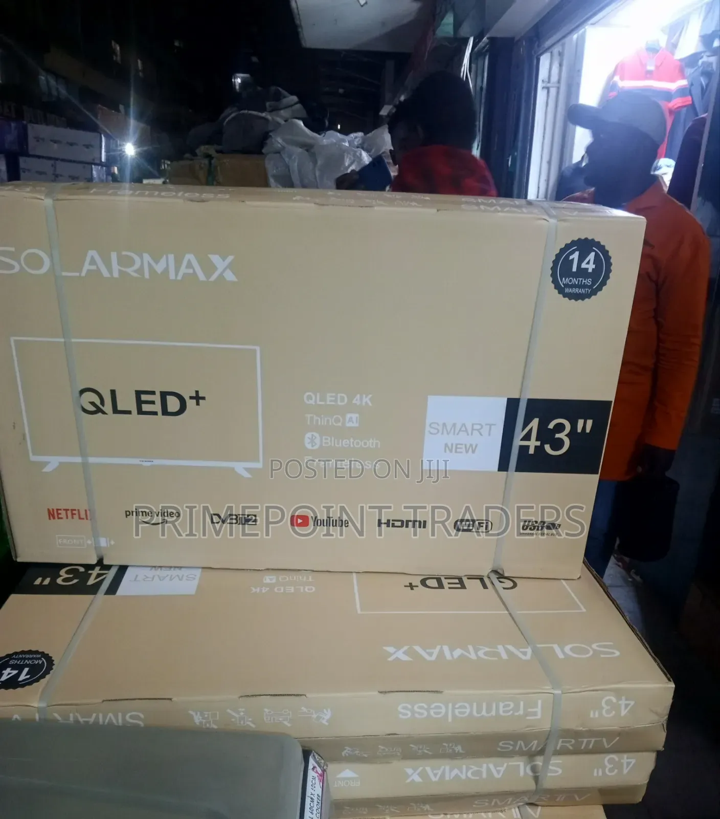 Solarmax 43" Android QLED TV – Smart Performance, Brilliant Picture