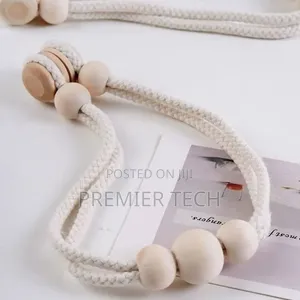 2Pcs Luxury Tassel Beaded Magnetic Curtain Tie Backs