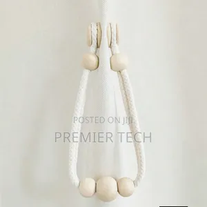 2Pcs Luxury Tassel Beaded Magnetic Curtain Tie Backs