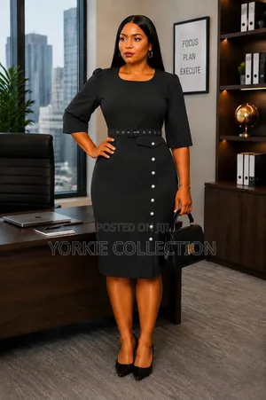 *Office-to-Evening Tailored Sheath Dress*