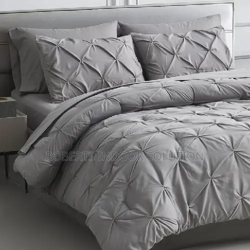 Chic Ruffled Pintuck Duvet Cover