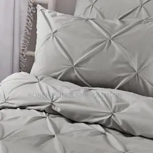 Chic Ruffled Pintuck Duvet Cover