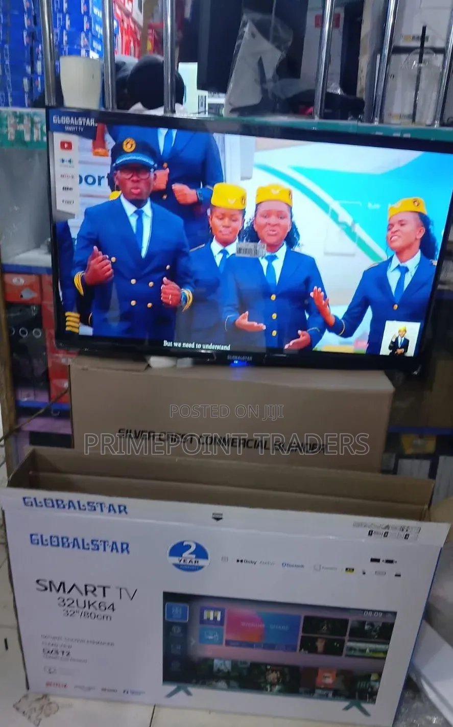 Globalstar 32" Smart HD TV – Stream, Watch Connect With Ease