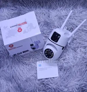 Wall Mount Bulb Dual Lens Wifi Camera Smart Net