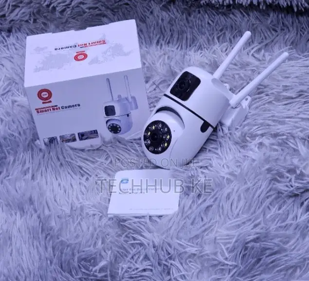 New Model Wall Mounted V380 Dual Lens Wifi Bulb PTZ Camera