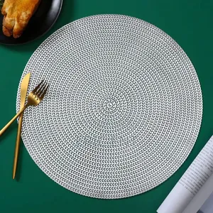6pcs PVC Non-Woven, Waterproof Table Mats