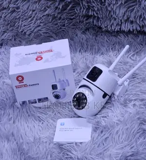 Wall Mounted Dual Lens Smart Home Baby Monitor Wifi Security Camera