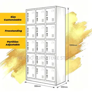 Office Cabinet; 15 Drawers Lockable Office Store Cabinet