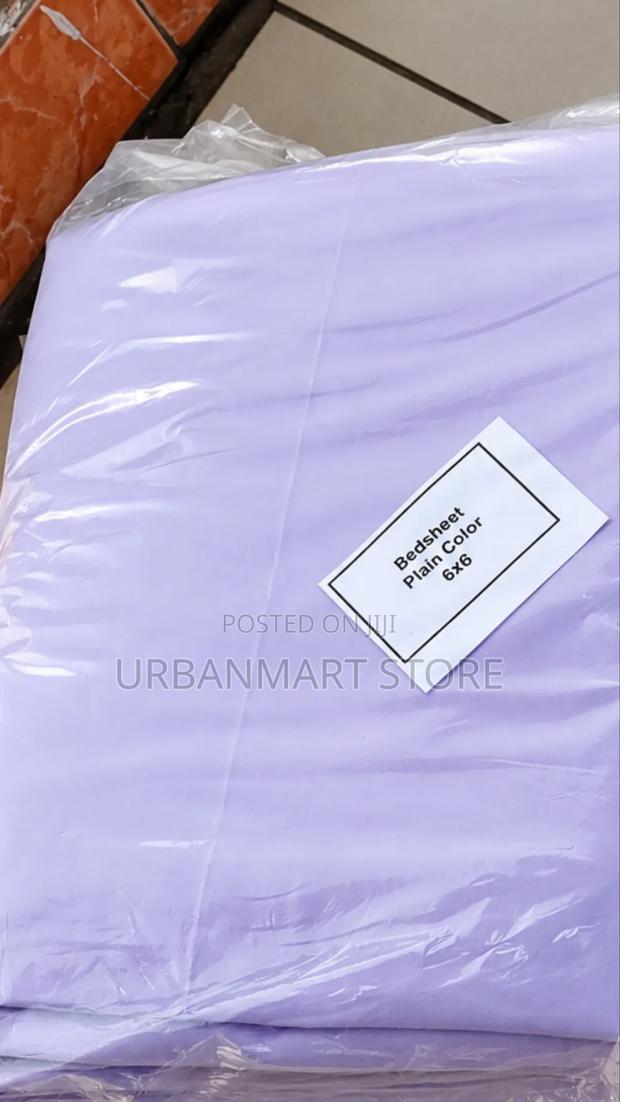 Plain 6x6 Bedsheet Set for Large Beds, 5 by 6