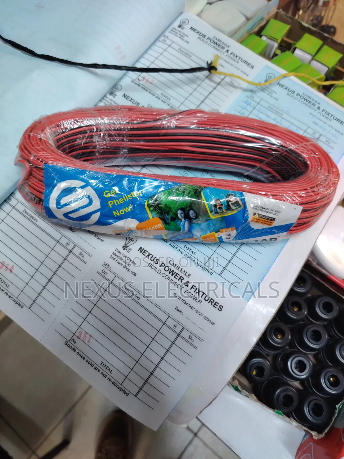 Flex Cable Red Black