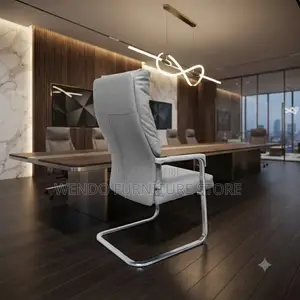 Office Chairs; Leather High Backrest Visitors Welcome Chairs